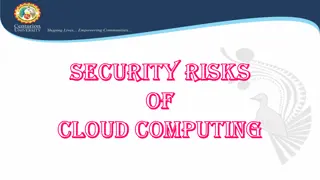 Cloud Computing Security Risks and Solutions