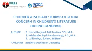 Social Concern in Children's Literature During Pandemic