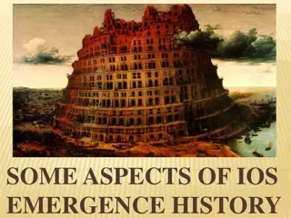 Aspects of Emergence History