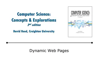 Dynamic Web Pages and JavaScript Programming
