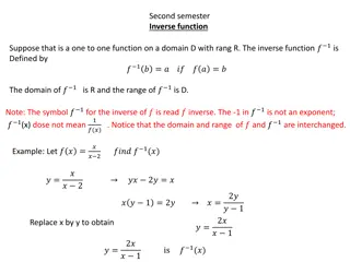 Inverse Function Properties