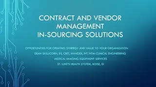 Optimizing Contract and Vendor Management Strategies