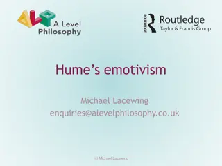 Understanding Hume's Ethical Philosophy