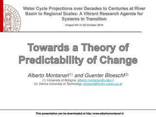 Theory of Hydrologic Prediction Under Change