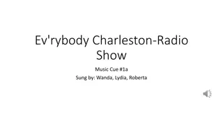 Charleston Radio Show Cue #1a with Wanda, Lydia, Roberta