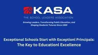 Exceptional Schools & Leadership Development for Education Excellence