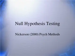 Understanding Null Hypothesis Testing in Psychology