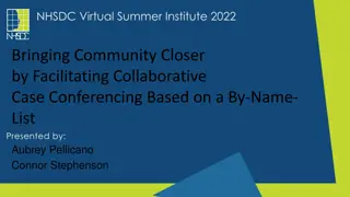 Facilitating Collaborative Case Conferencing for Community Support