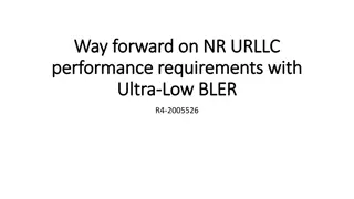 Performance Requirements in NR URLLC