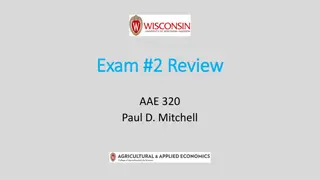 Farm Finance Exam 2 Review & Topics Covered