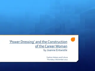 Power Dressing and the Career Woman: Technologies of the Self