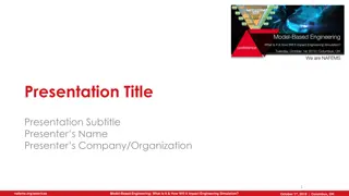 Impact of Model-Based Engineering on Simulation