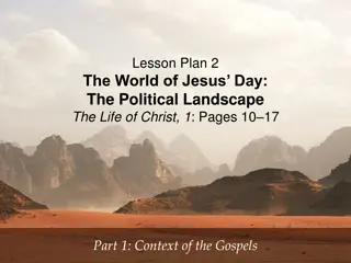 Understanding the Political Landscape of Jesus' Time