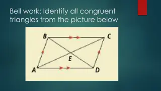 Identifying Congruent Triangles and Properties in Geometry