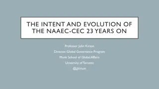 Evolution of NAAEC-CEC: 23 Years On
