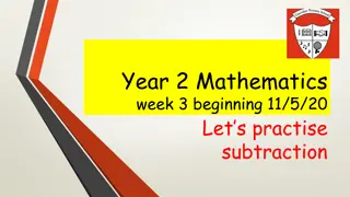 Practise Subtraction with Dienes Method