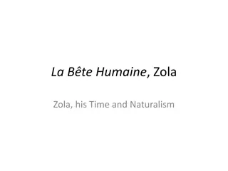 Zola's Naturalism and Historical Context