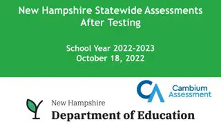 New Hampshire Statewide Assessments Program 2022-2023