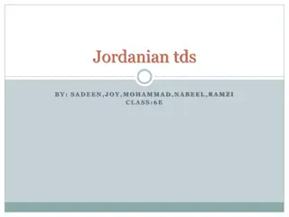 Jordanian TDS - Dabke, Mansaf, and More