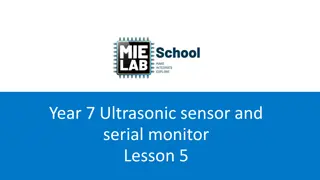 Ultrasonic Sensor Lesson for Arduino