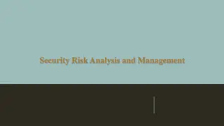 Comprehensive Overview of Security Risk Analysis and Management