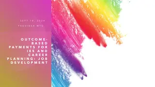 Outcome-Based Payments for Individual Employment Support and Career Planning