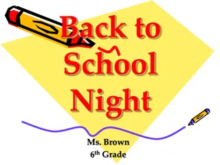 Ms. Brown's 6th Grade Classroom Information