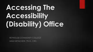 Increasing Accessibility in Office Settings