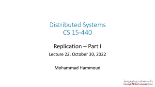 Understanding Distributed System Replication