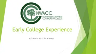 Arkansas Arts Academy Early College Experience