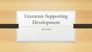 Developmental Literature for Infants