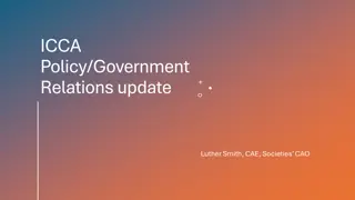 Key Updates on Policy and Government Relations