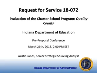Charter School Program Evaluation Services Indiana