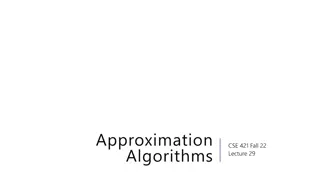 Understanding Approximation Algorithms and Ratios