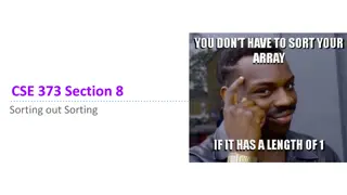 Sorting Algorithms Overview