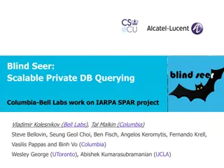 Scalable Private Database Querying Project