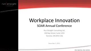 Workplace Innovation - Strategies, Methodologies & Roadblocks