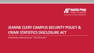 Understanding the Clery Act and Campus Security Policies