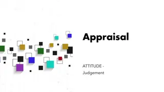 Understanding Appraisal, Judgement, and Cultural Practices