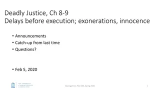 Delays in Death Penalty Cases: Constitutional Questions and Long Waiting Times