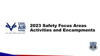 Safety Focus Areas and Risk Management in Activities and Encampments