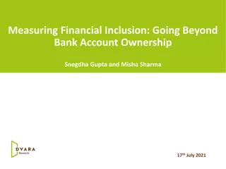 Measuring Financial Inclusion Beyond Accounts