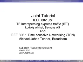 Real-time Ethernet Networks Tutorial