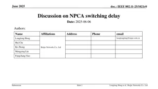 Understanding NPCA Switching Delays in IEEE 802.11-25/1021r0