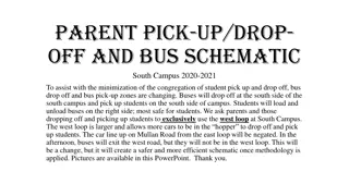 South Campus 2020-2021 Pick-up/Drop-off & Bus Schematic