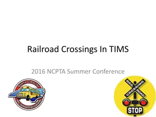 Railroad Crossings Update and Mapping Information