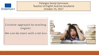 Creative Approach to Teaching English: Essential Elements and Tips