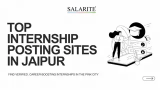 Top Internship Posting Sites in Jaipur PPtx