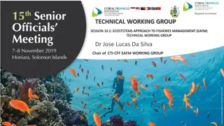 Ecosystems Approach to Fisheries Management (EAFM) - TWG Session