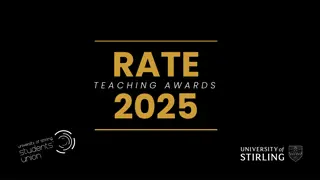 2025 Teaching Awards Recognitions